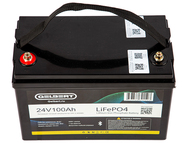 Литиевый тяговый аккумулятор Gelbert LiFePO4 (24V/100Ah/120А/2,400Wh) Bluetooth