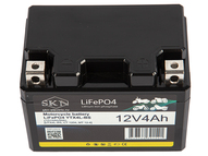 Аккумулятор стартерный для мототехники SKN YTX4L-BS (12V/4Ah/50A) [UTX4L-BS, CT 1204, MT 12-4]