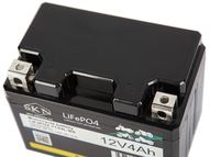 Аккумулятор стартерный для мототехники SKN YTX4L-BS (12V/4Ah/50A) [UTX4L-BS, CT 1204, MT 12-4]