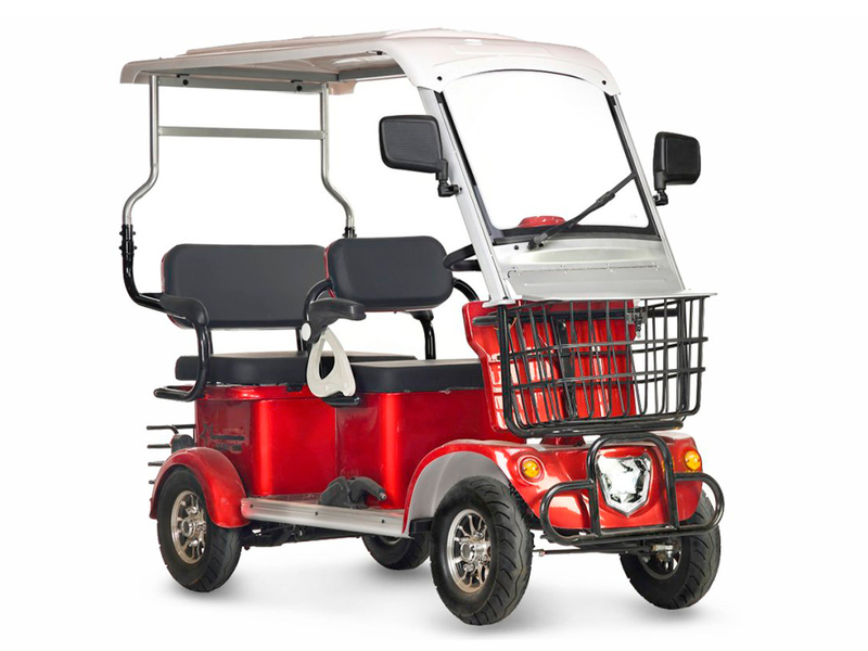 Электротрицикл Rutrike Хара 48V/60V 600Вт (красный)