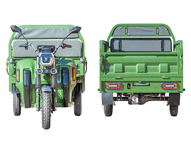 Электротрицикл Rutrike Маяк 1500 60V1000W