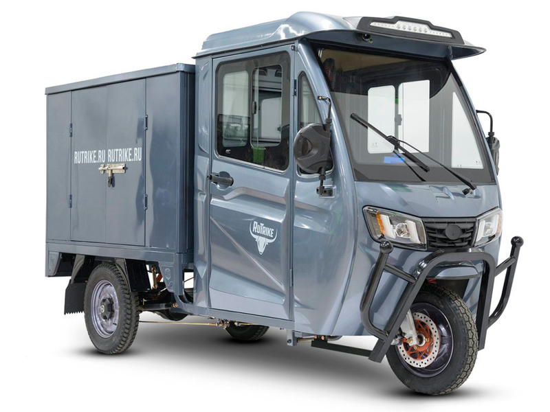 Электротрицикл Rutrike КАРГО Кабина Дуал NEXT 72V 2000W