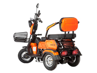 Электротрицикл Gelbert Caf 48V/60V 600Вт (черный)