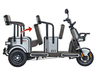 Электротрицикл Wanshida U1-X 60V 800Вт