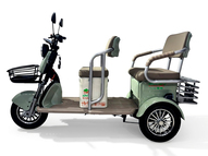 Электротрицикл GreenCamel Пони Z8 V2 (72V 1000W) дифференциал (бело-красный)