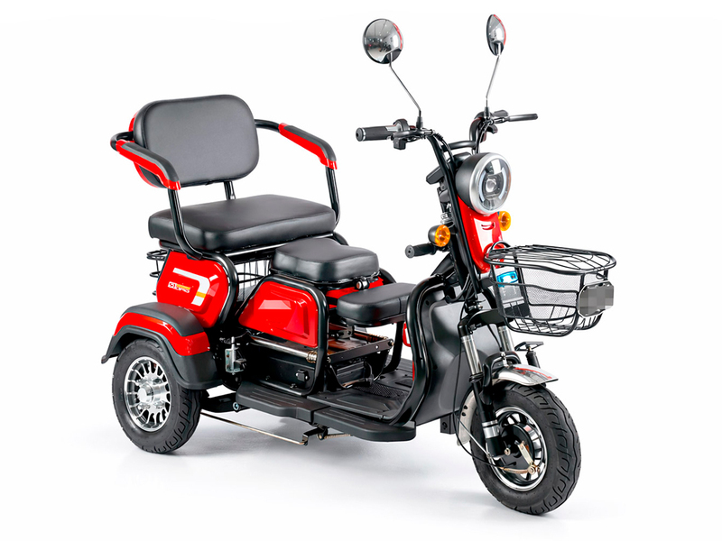 Электротрицикл Rutrike Бумеранг (красный)