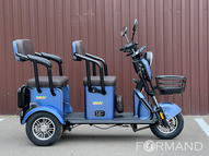 Электротрицикл GreenCamel Пони Z8 (60V 650W) дифференциал, (Синий)