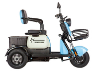 Электротрицикл Rutrike Gelbert Vega 48V/60V 600Вт (голубой)
