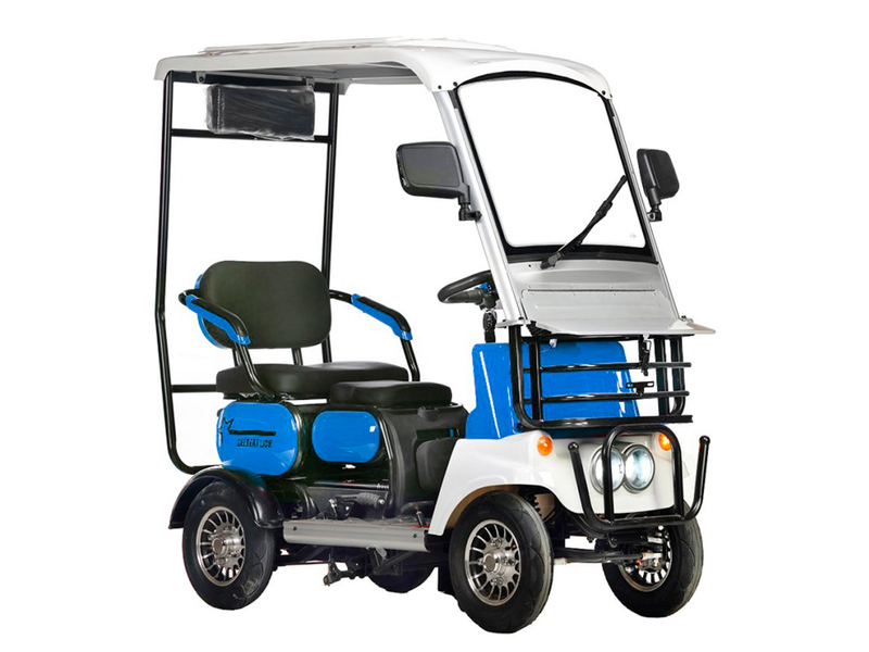Электротрицикл Rutrike Лич 48V/60V 600Вт (синий)