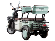 Электротрицикл Gelbert Beta 48V/60V 800Вт (бежевый)