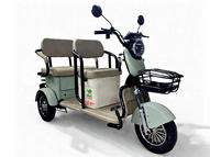Электротрицикл GreenCamel Пони Z8 V2 (72V 1000W) дифференциал (бело-красный)