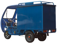 Грузовой электрический трицикл с кабиной Силач-500 (1000W 45Ah)