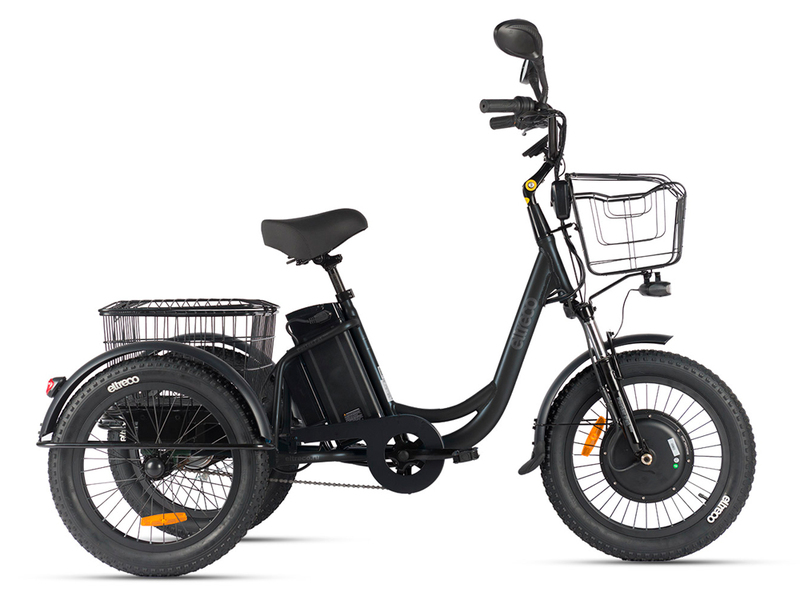 Электровелосипед Eltreco Porter Fat 500 (черный матовый)